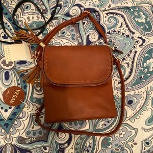 Vegan leather crossbody purse!